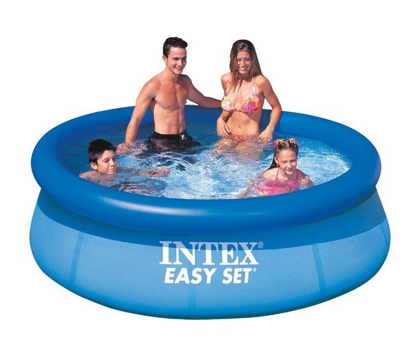Plastic Kiddie pool with slide